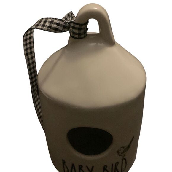 Pre Owned Rae Dunn By Magenta Baby Bird Bird Feeder Artisan Collection Unique - Picture 9 of 13